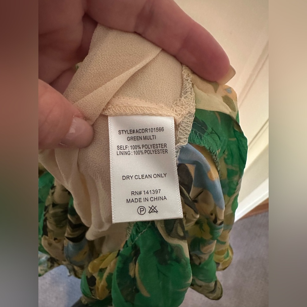 ASTR The Label Women's Green Multi Aneira Dress Size S - Picture 10 of 12